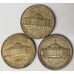 UNITED STATES OF AMERICA 1943 S and 1945 . ONE 1 DIME COINS